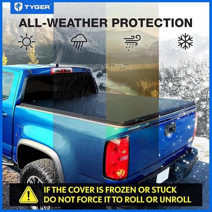 Tyger Auto T3X Soft Tri-Fold in Fabric Truck Bed Tonneau Cover Compatible with 2022-2026 Toyota Tundra | 5.5' (67") Bed | TG-BC3T1062X