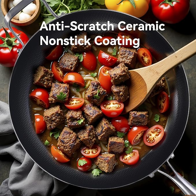 13-Inch Nonstick Hybrid Frying Pan