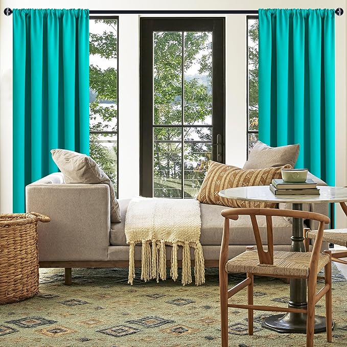 JIUZHEN Blackout Curtains for Bedroom