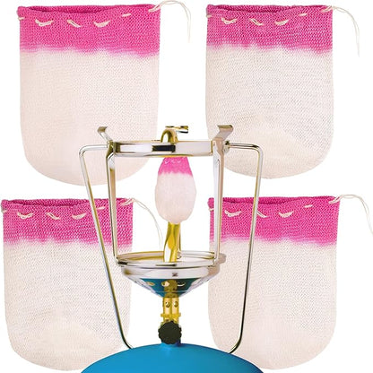 Propane Lantern Mantles 10 PCS U Shape Mantles for Gas Lamp Oil Gas Lantern Covers for Outdoor Camping & Emergency Lighting | Long-Lasting, Bright Light Output