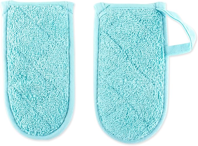 DII Basic Terry Collection Quilted 100% Cotton, Pan Handle, 3 Piece