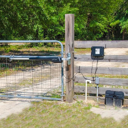 Mighty Mule Gate Opener, Solar and Smart Ready, Heavy Duty Automatic Gate Opener