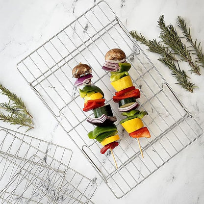 KITCHENATICS 4-Tier Stackable Cooling Racks