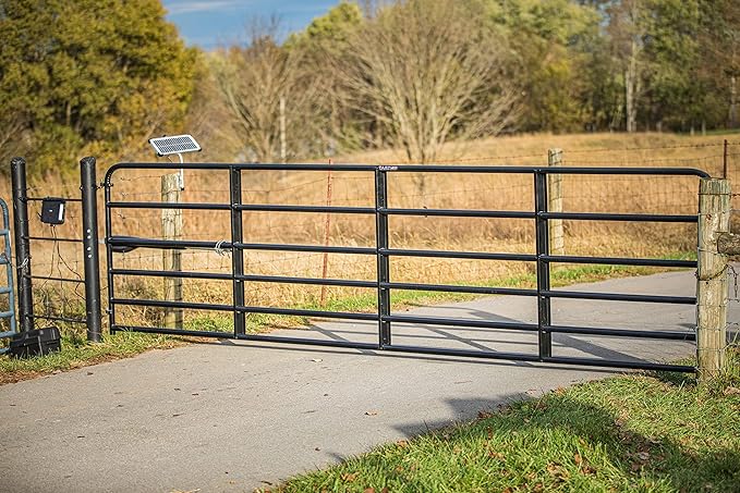 Mighty Mule Gate Opener, Solar and Smart Ready, Heavy Duty Automatic Gate Opener