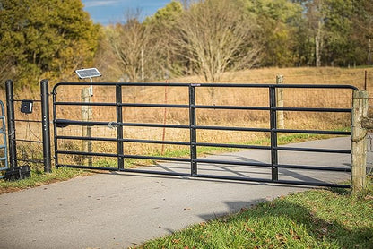 Mighty Mule Gate Opener, Solar and Smart Ready, Heavy Duty Automatic Gate Opener