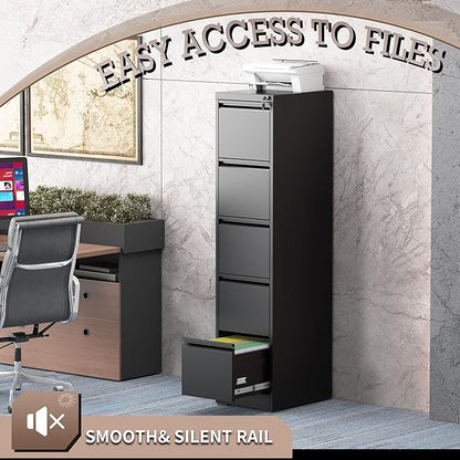 5 Drawer Vertical File Cabinet