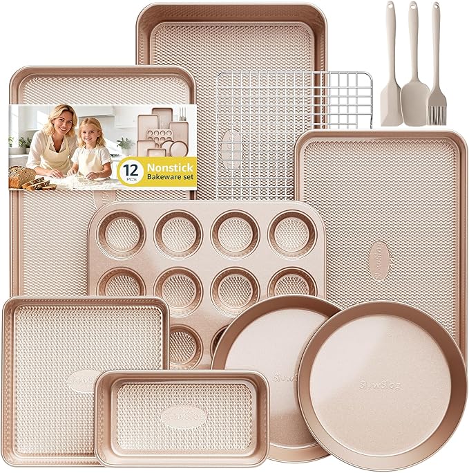12-Piece Nonstick Bakeware Set