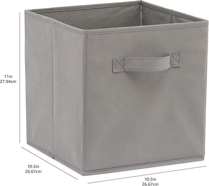Amazon Basics Collapsible Fabric Storage Cubes Organizer