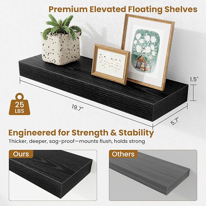 Fun Memories Floating Shelves Bathroom
