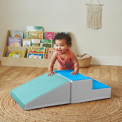 ECR4Kids SoftZone Junior Little Me Climb and Slide, Beginner Climber, Contemporary, 2-Piece
