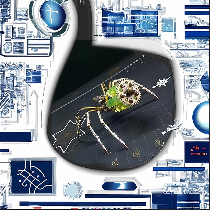 Mechanical Metal DIY 3D Insect Brass Puzzle (Gatling Spider)