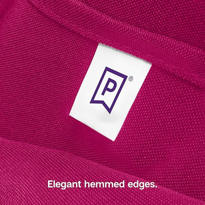 Gee Di Moda Rectangle Tablecloth - 70 x 120 Inch Fuchsia Table Cloth for 6 or 8 Foot Rectangle Table - Heavy Duty Washable Fabric - for Buffet Table, Holiday Party, Dinner, Wedding & Baby Shower