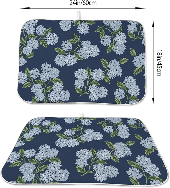 Spring Dish Drying Mat 18x24 Inches