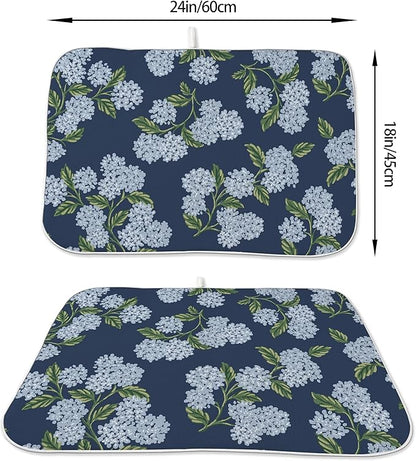 Spring Dish Drying Mat 18x24 Inches