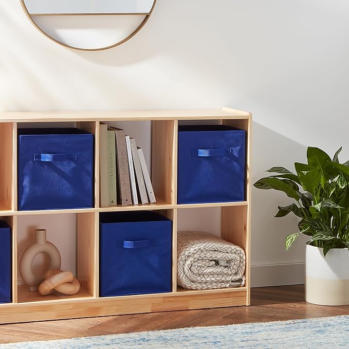 Amazon Basics Collapsible Fabric Storage Bins, Cube Organizer