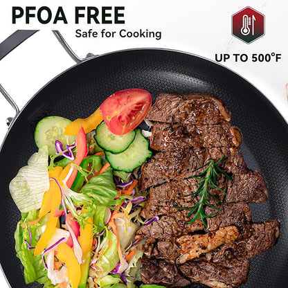 13-Inch Nonstick Hybrid Frying Pan