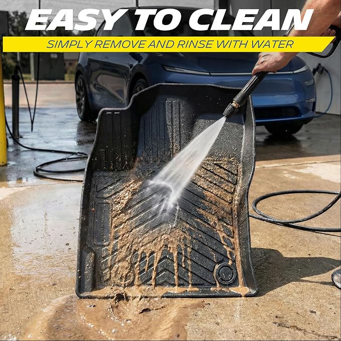 Michelin Vehicle Mats, All-Weather TPE Custom Fit Liner for 2023-2026 Chevy Colorado Carpet Floor, Premier