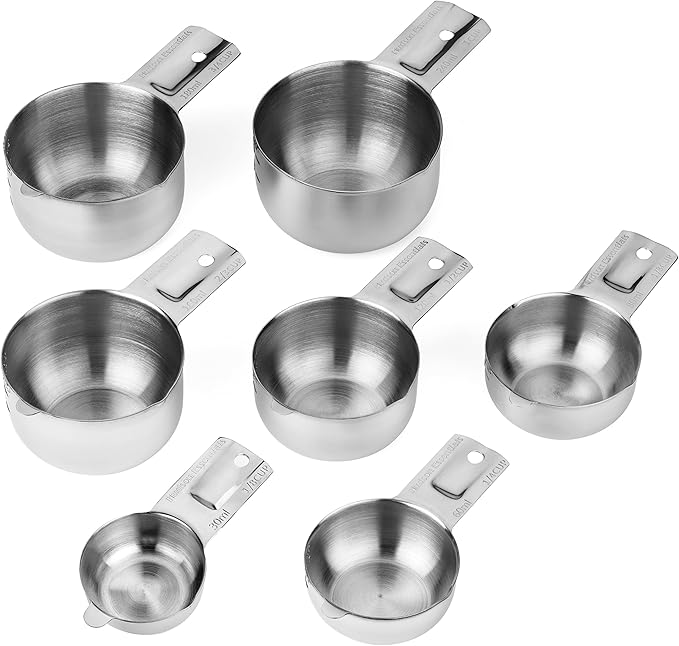 Hudson Essentials Stainless Steel Measuring Cups Set