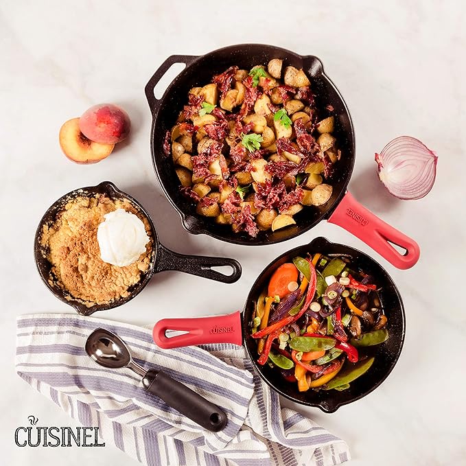 Cuisinel Cast Iron Skillets Set