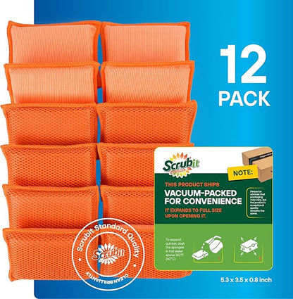 SCRUBIT Reusable Sponges for Dishes
