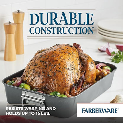 Farberware Bakeware Nonstick Steel Roaster