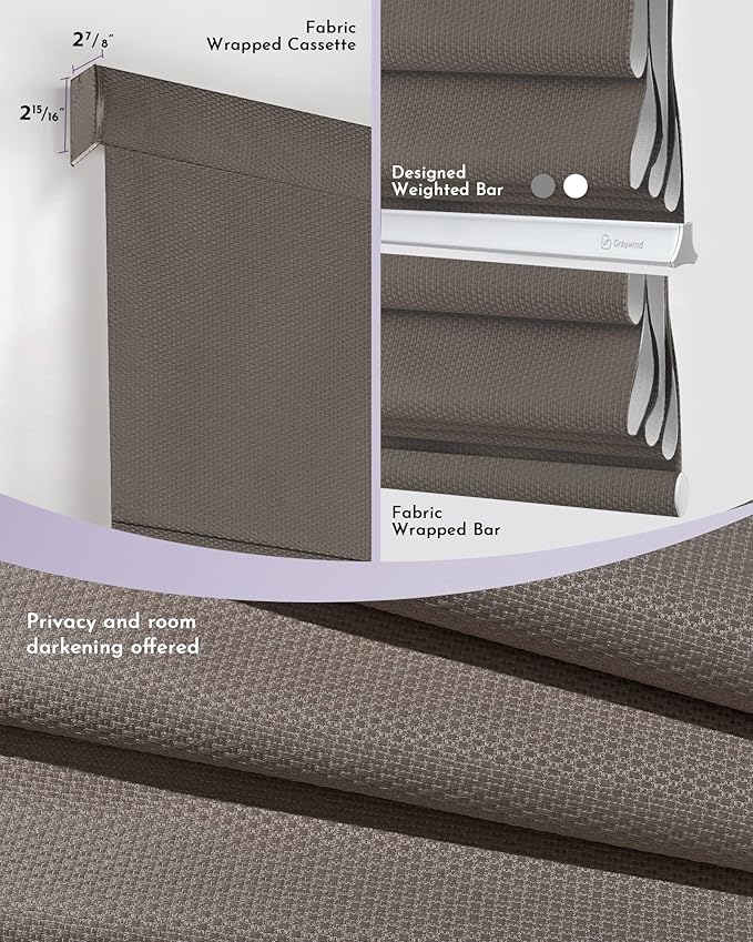 Graywind Smart Roman Shades Compatible