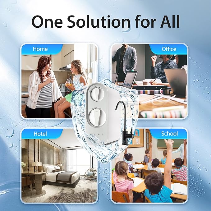 iSpring RO600ORB Tankless Reverse Osmosis System Under Sink, 600 GPD Fast Flow
