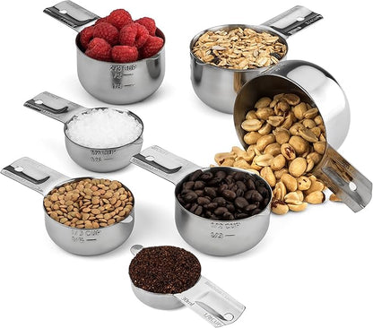 Hudson Essentials Stainless Steel Measuring Cups Set
