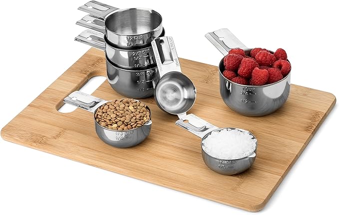 Hudson Essentials Stainless Steel Measuring Cups Set