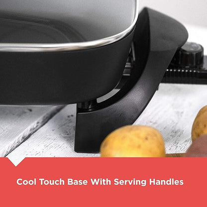 BLACK+DECKER Electric Skillet, Variable Temperature Control, Nonstick Cooking