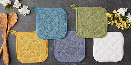 DII Basic Terry Collection Quilted 100% Cotton, Honey Gold, 3 Piece