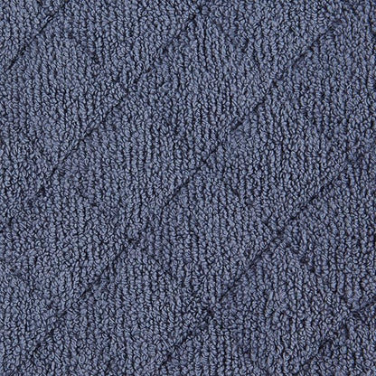DII Basic Terry Collection Quilted 100% Cotton, Stonewash Blue, 3 Piece